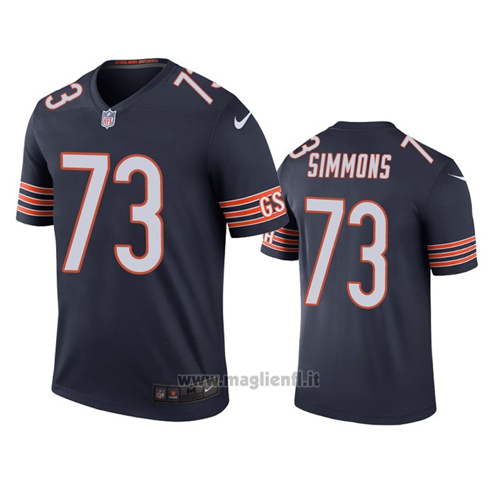 Maglia NFL Legend Chicago Bears Lachavious Simmons Blu Color Rush